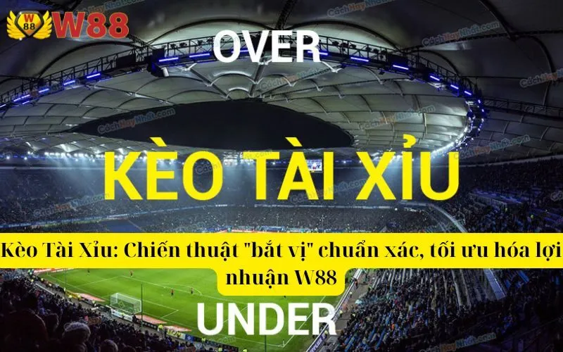 Kèo Tài Xỉu Chiến thuật bắt vị chuẩn xác, tối ưu hóa lợi nhuận W88